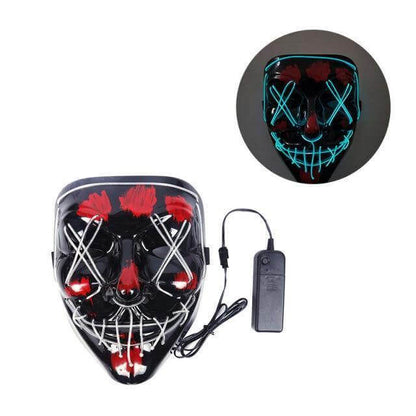 Neon Horror LED Party Halloween Mask – Ventayo