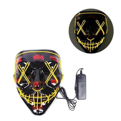 Neon Horror LED Party Halloween Mask – Ventayo