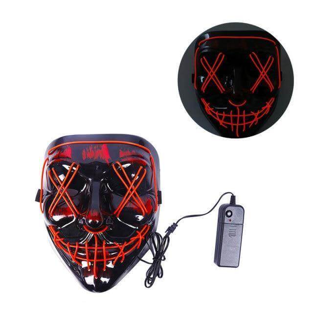 Neon Horror LED Party Halloween Mask – Ventayo