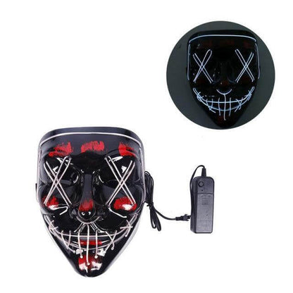 Neon Horror LED Party Halloween Mask – Ventayo