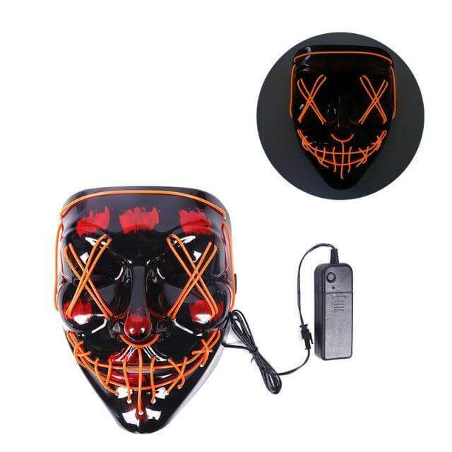 Neon Horror LED Party Halloween Mask – Ventayo