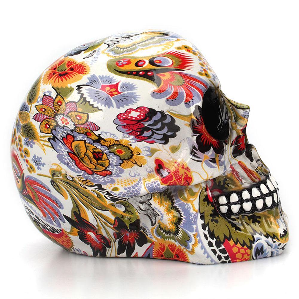 Creative Colorful Resin Skull Halloween Party Decoration – Ventayo