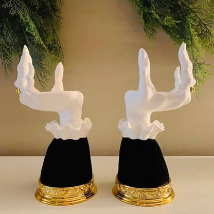Halloween Resin Witch Hand Candle Holder – Ventayo