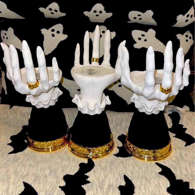 Halloween Resin Witch Hand Candle Holder – Ventayo