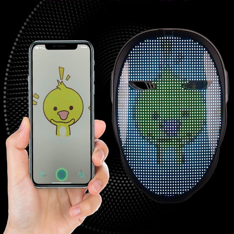 Led Luminous Face-Changing Bluetooth Glow Halloween Mask – Ventayo