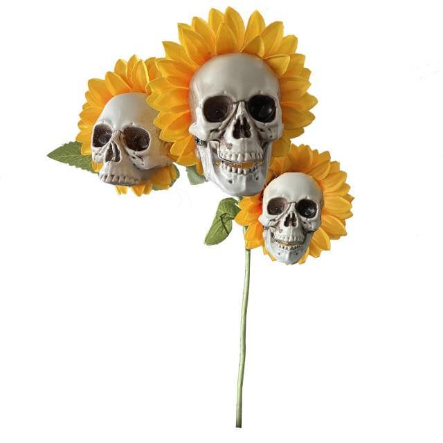 Halloween Scary Sunflower Skull – Ventayo