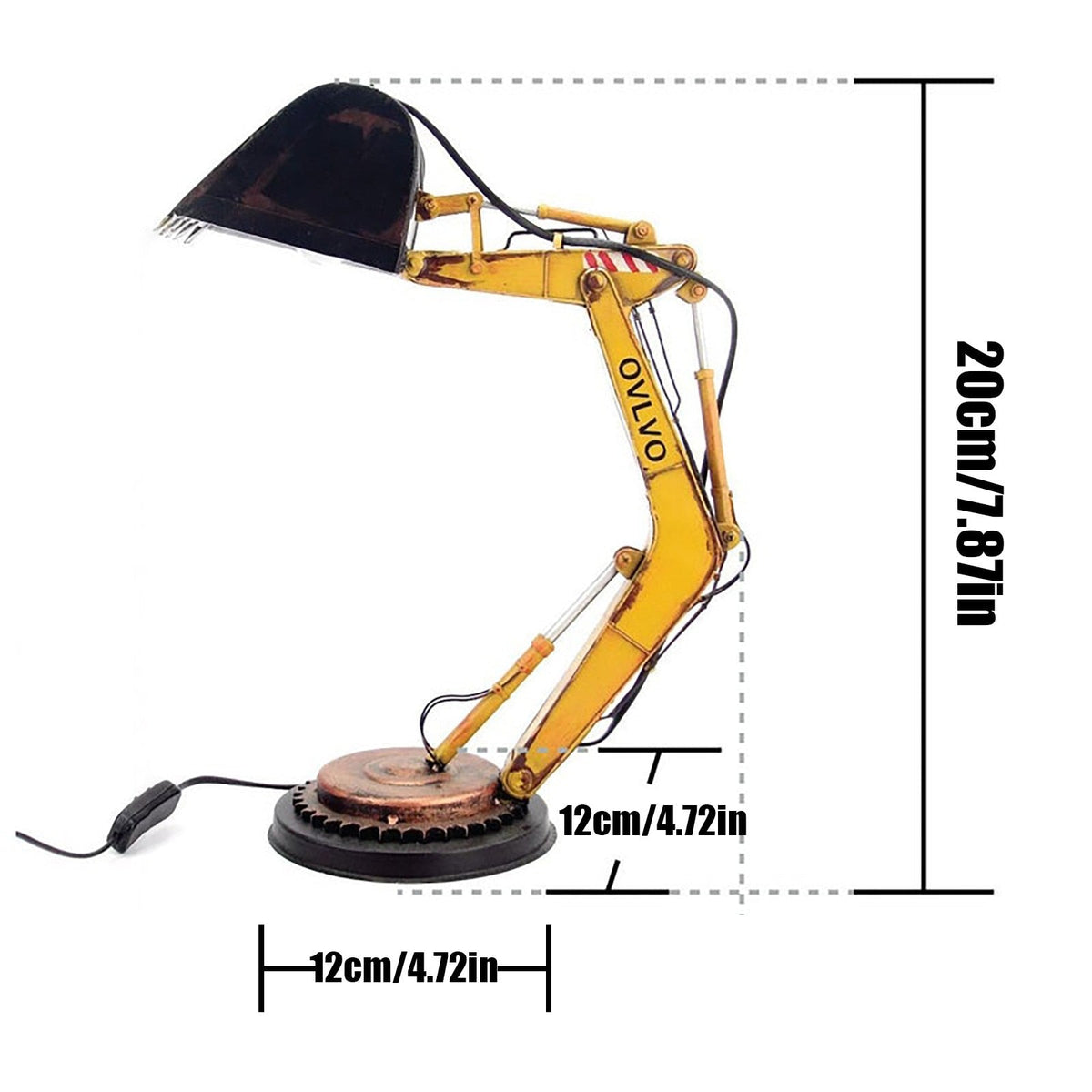Unique Excavator Table Lamp – Ventayo