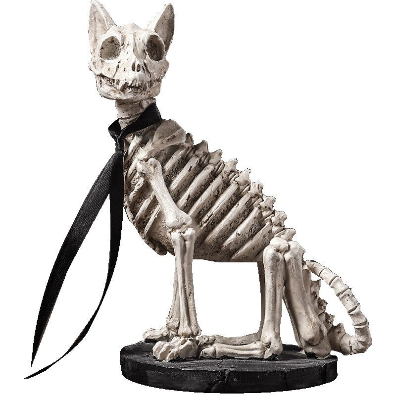 Retro Skull Dog Statue – Ventayo