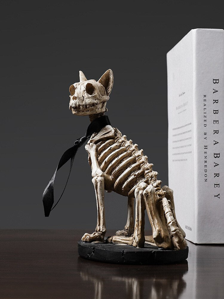 Retro Skull Dog Statue – Ventayo