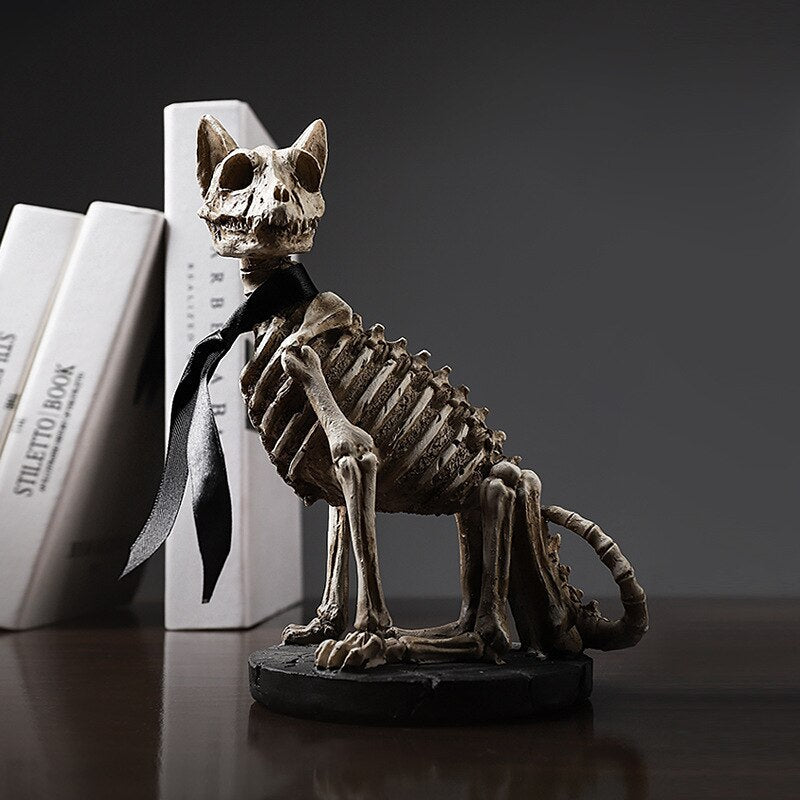 Retro Skull Dog Statue – Ventayo