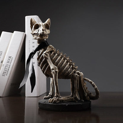 Retro Skull Dog Statue – Ventayo
