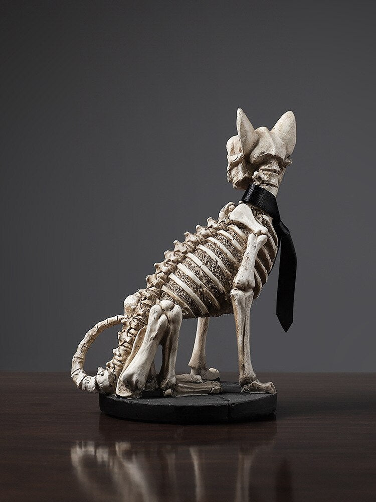 Retro Skull Dog Statue – Ventayo