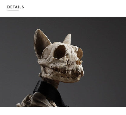 Retro Skull Dog Statue – Ventayo