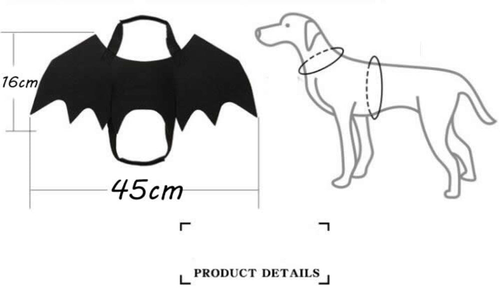 Pet Costume Bat Wing – Ventayo