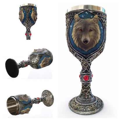 Stainless Steel Skull Gothic Goblet Cocktail Glass – Ventayo