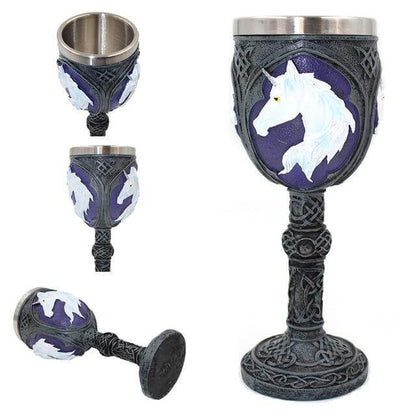 Stainless Steel Skull Gothic Goblet Cocktail Glass – Ventayo