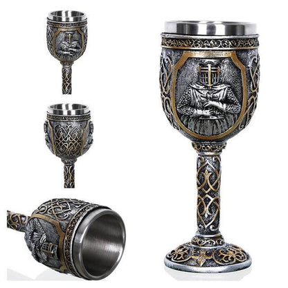 Stainless Steel Skull Gothic Goblet Cocktail Glass – Ventayo