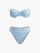 Removable Strap Lace Bikini Set