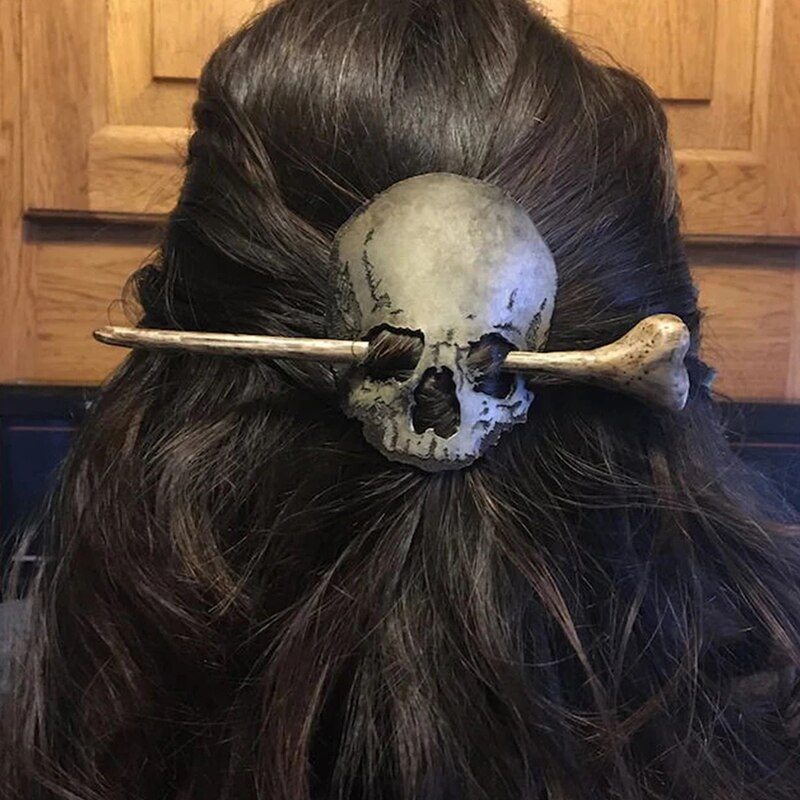 Retro Punk Metal Skull Hair Clips – Ventayo