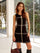 Retro Checked Knit Tank Dress