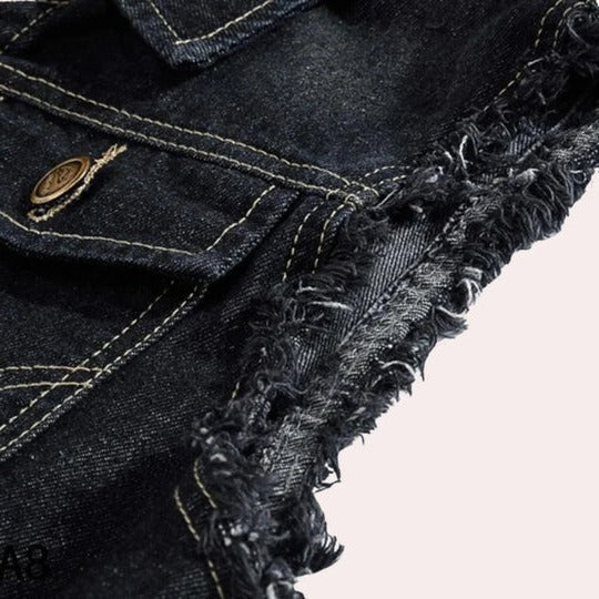 Retro Denim Vest For Men