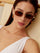 Retro Square Metal Frame Sunglasses