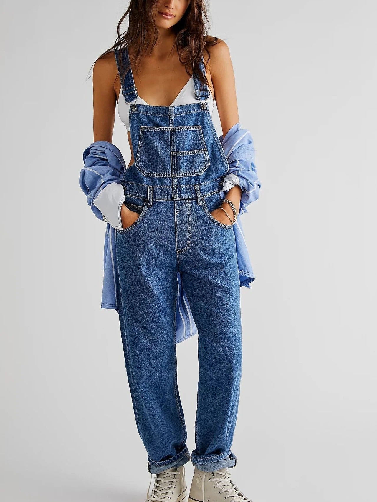 Rhea - Denim Jumpsuit Voor Dames