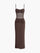 Ruched Bust Mesh Detail Knotted Dress