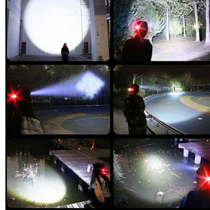 990000LM LED Rechargeable Headlamp – Zoomable Tactical Headlight Flashlight