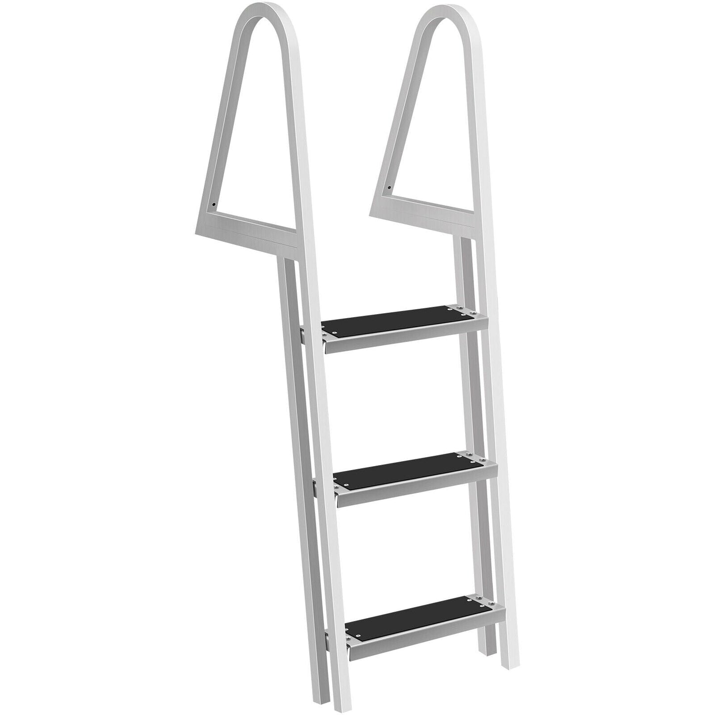 3 Step Heavy Duty Aluminum In Ground Pool Boat Deck Ladder Steps