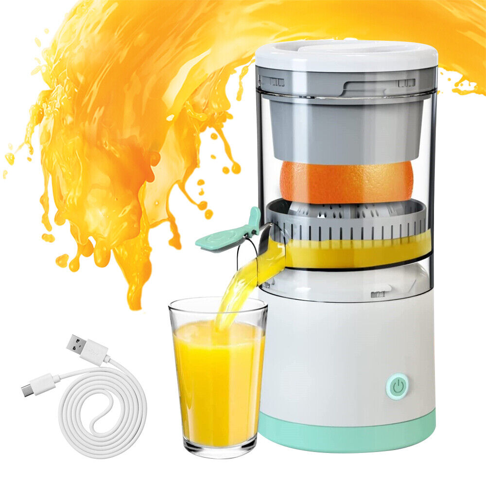 Portable Wireless Electric Fresh Orange Citrus Squeezer Juicer