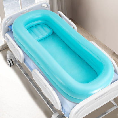 Foldable Medical Inflatable Elderly / Handicapped Bedside Bath Aid Bathtub