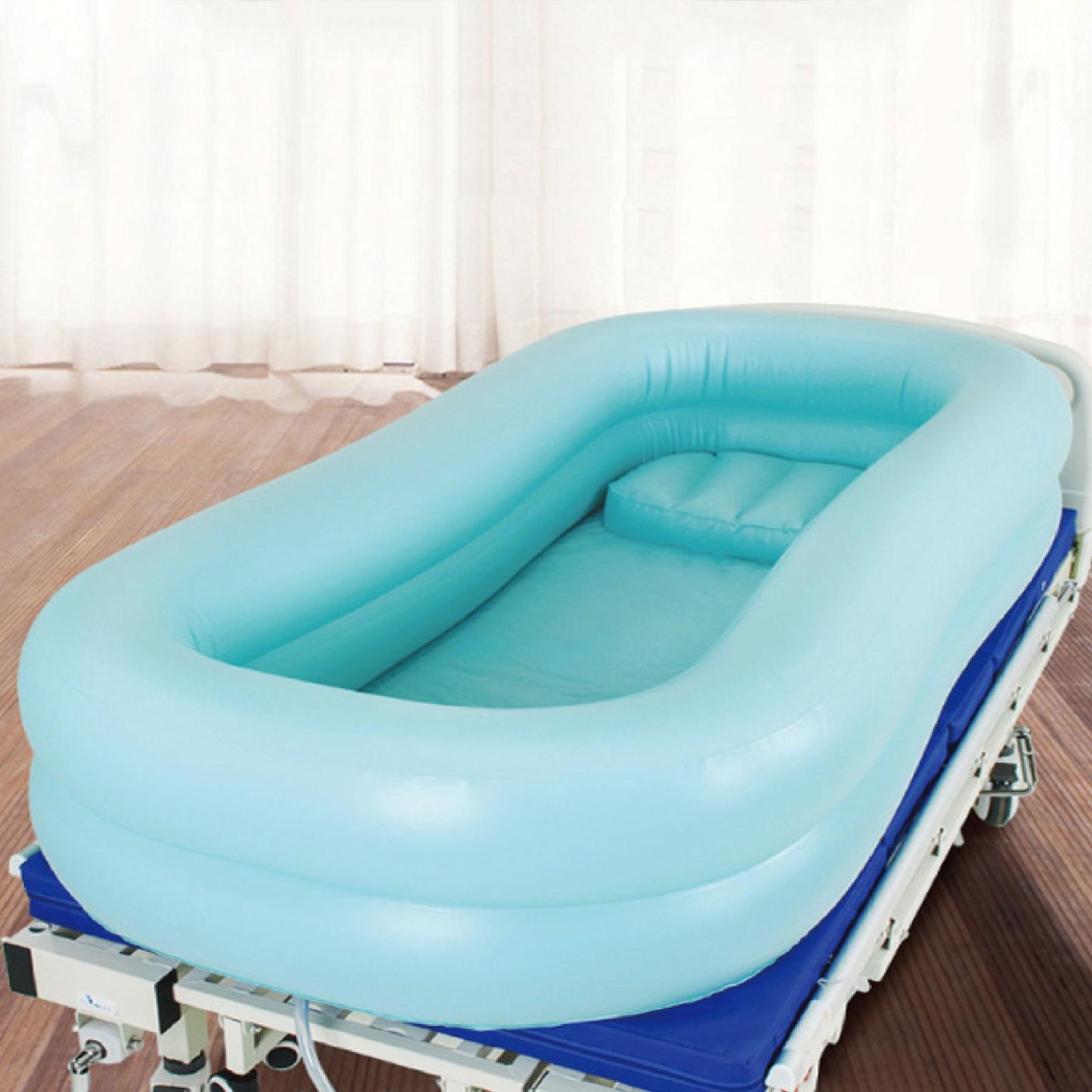 Foldable Medical Inflatable Elderly / Handicapped Bedside Bath Aid Bathtub