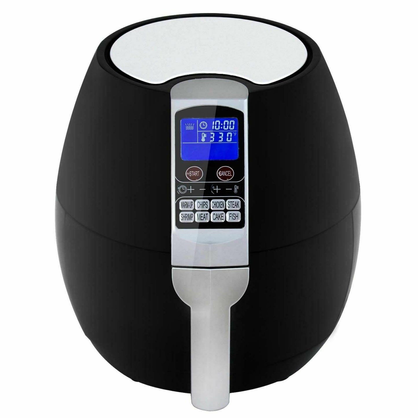 1500W LCD Electric Air Fryer With 8 Cooking Presets, Temperature Control and Timer