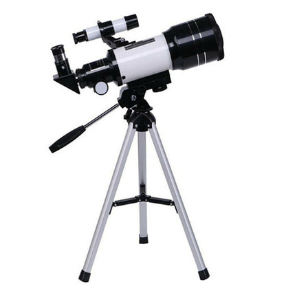 Professional Astronomical 150x Magnification Refracting Telescope 300/70mm With Tripod Phone Adapter