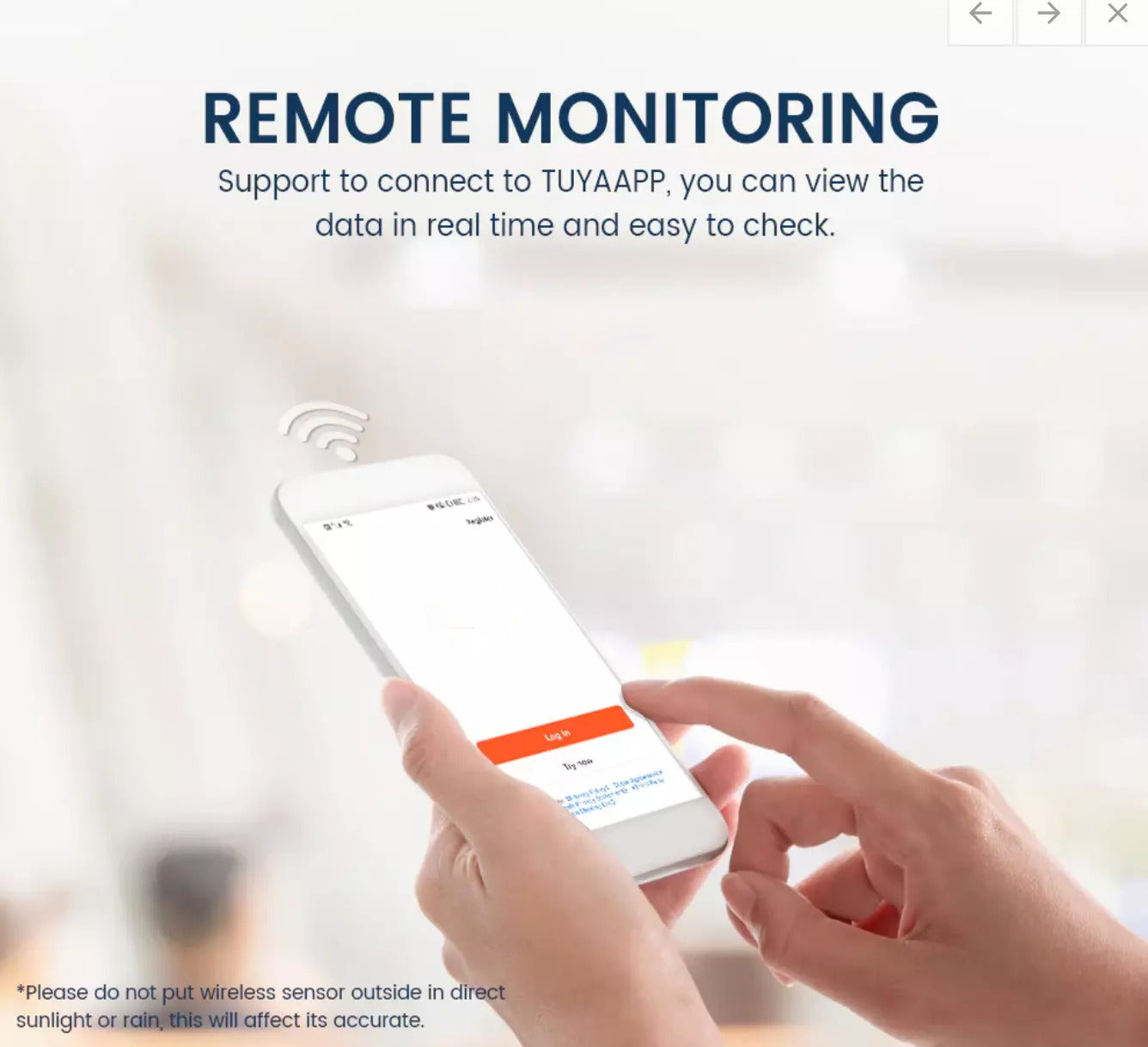 Smart Wifi Temperature and Humidity Monitor