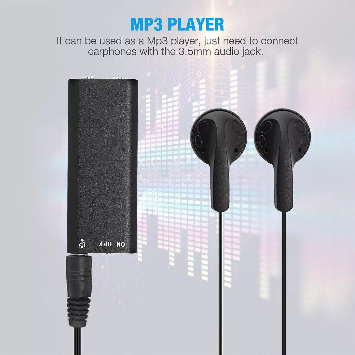 Mini Hidden Voice Recorder Device