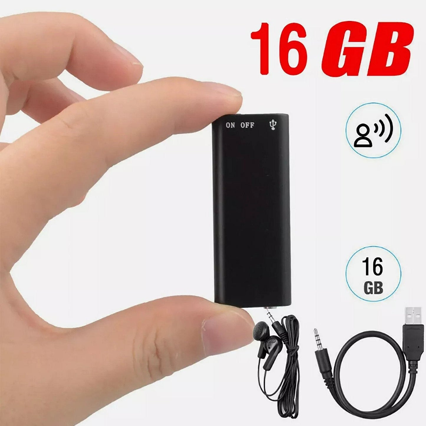 Mini Hidden Voice Recorder Device