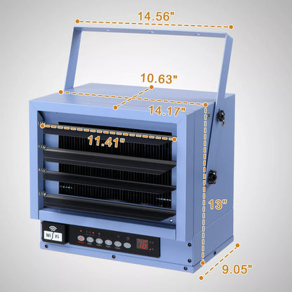 Electric Garage Heater – Wall Mounted Shop Heater for Fast, Efficient Heating