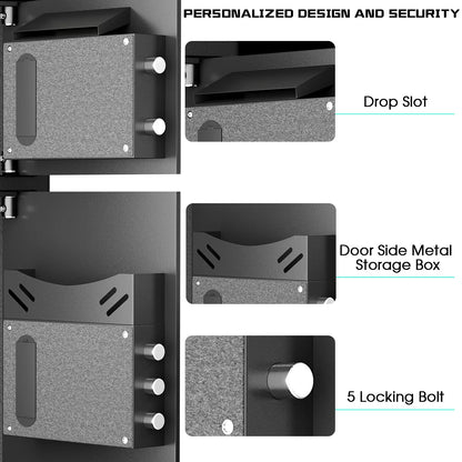 Large Fireproof Home Safe Box