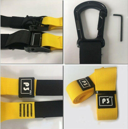 PRO 3 Training Straps for Home Gym Fitness