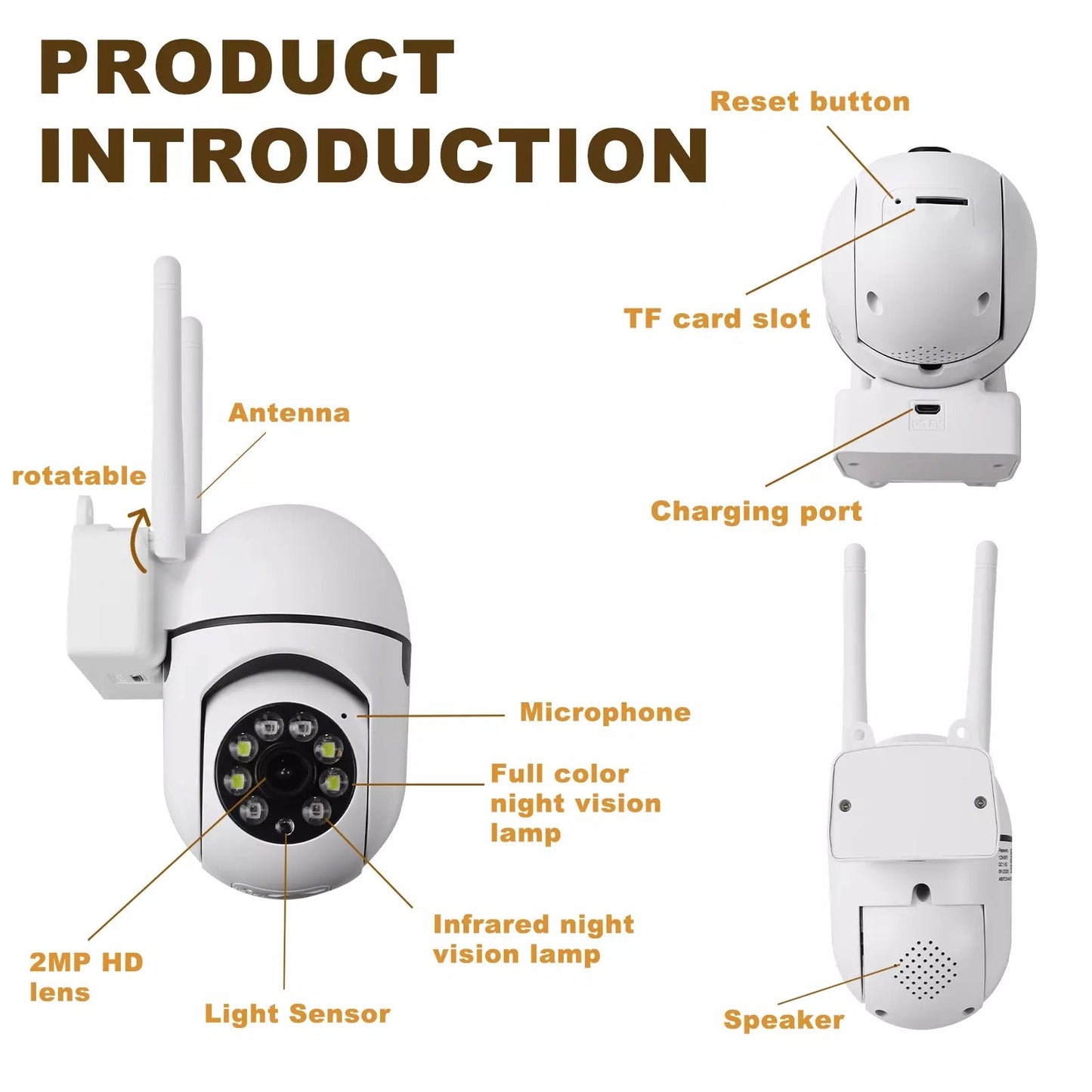 4-Pack Wireless 5g Wifi Security Camera System