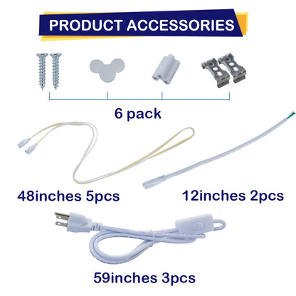 4FT 6 Pack LED commercial Light
