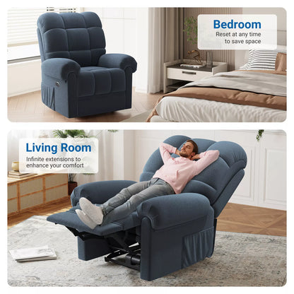 Power Recliner Chair – Electric Adjustable Reclining Chair for Living Room Comfort