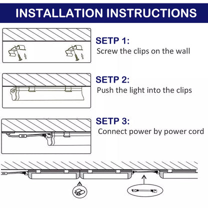 4FT 6 Pack LED commercial Light