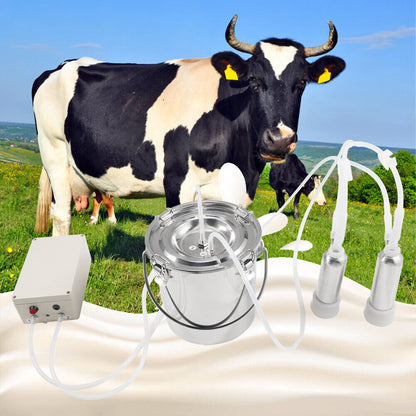 Machine de traite par aspiration pour vaches / chèvres, équipement robuste 6L