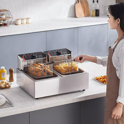25Qt Commercial Electric Deep Fryer