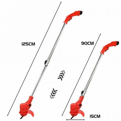 Powerful Electric Battery Operated Cordless Weed Eater – Grass Trimmer
