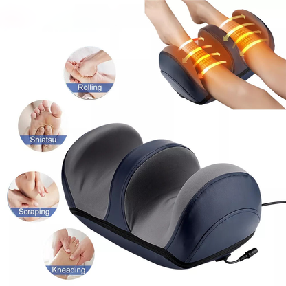 Shiatsu-jalkojen ja pohkeiden hierontalaite lämmöllä