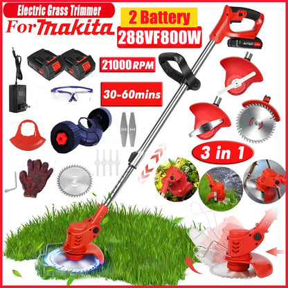 Cordless Electric Weed Lawn Edger Grass String Trimmer